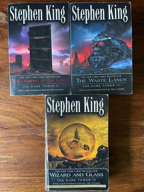 3 Stephen King's The Dark Tower series bundle book lot Softcover